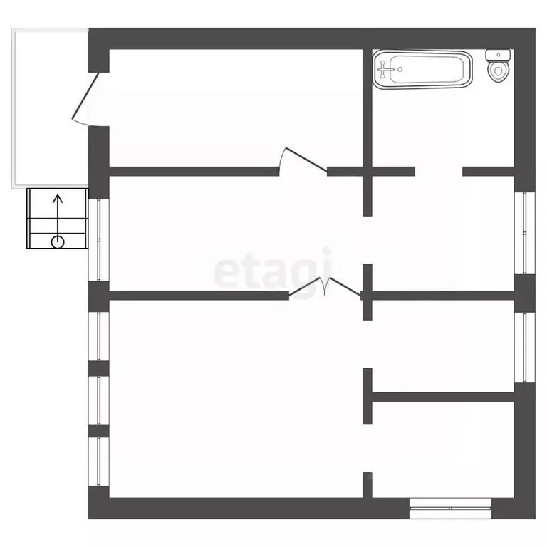 Дом в Тамбовская область, Тамбов Комсомольская ул., 105 (56 м) - Фото 2