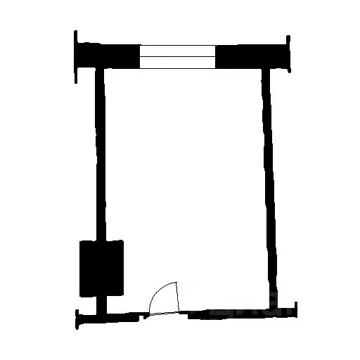 1-к кв. Татарстан, Казань ул. Нариманова, 45 (12.6 м) - Фото 2