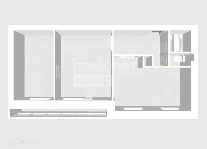 Продаётся 3-к квартира, 56 м - Фото 0