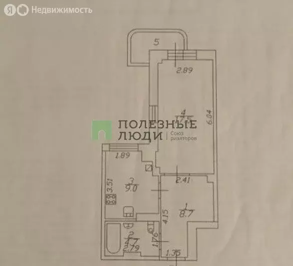 1-комнатная квартира: Астрахань, улица Медиков, 3к2 (39.9 м) - Фото 1