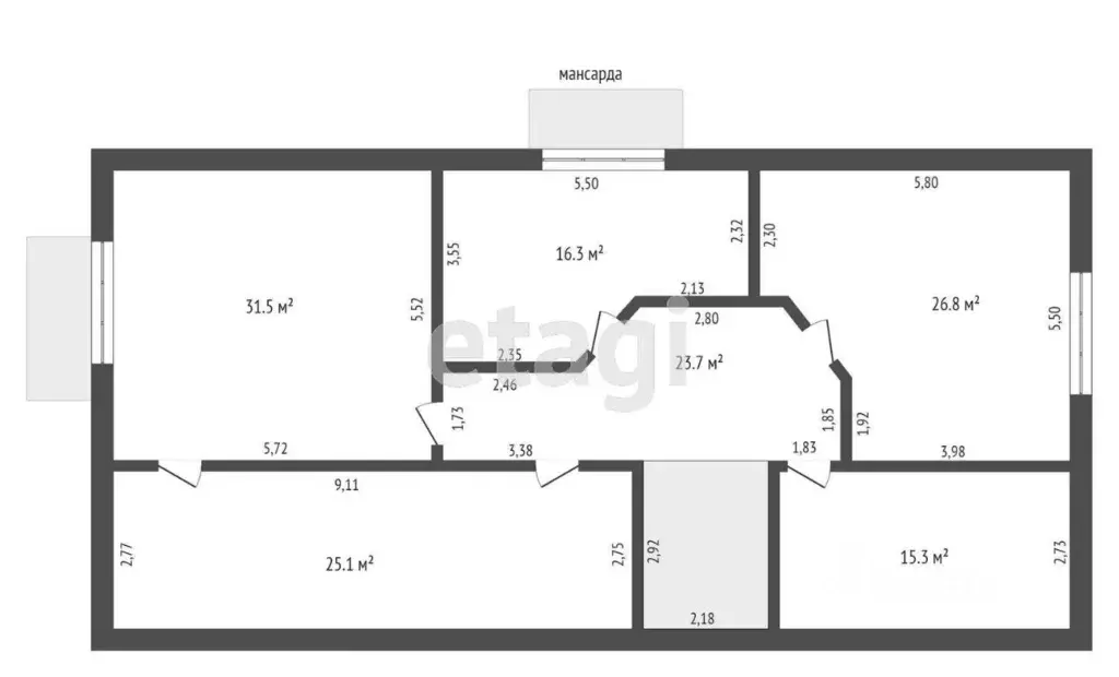 6-к кв. Севастополь ул. Железнякова, 17А (265.0 м) - Фото 1