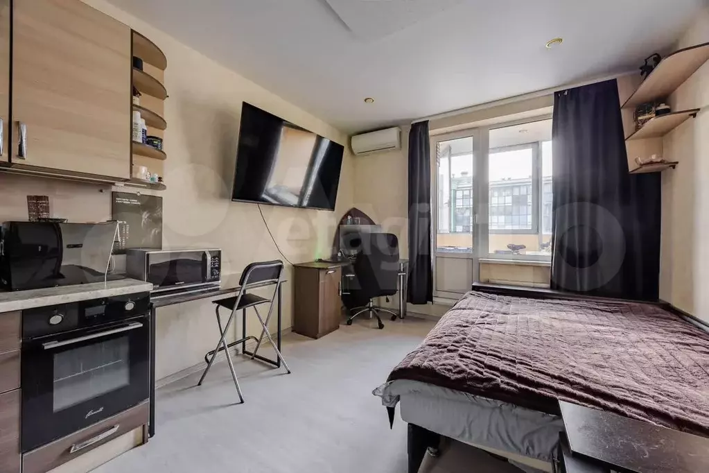 Квартира-студия, 21,6 м, 8/15 эт. - Фото 0