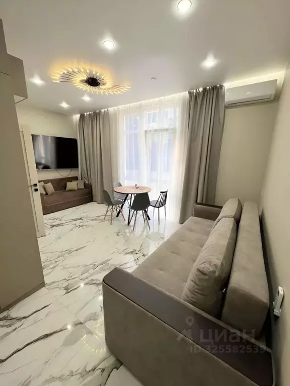 Студия Краснодарский край, Сочи Мамайка мкр, ул. Крымская, 49 (25.0 м) - Фото 1