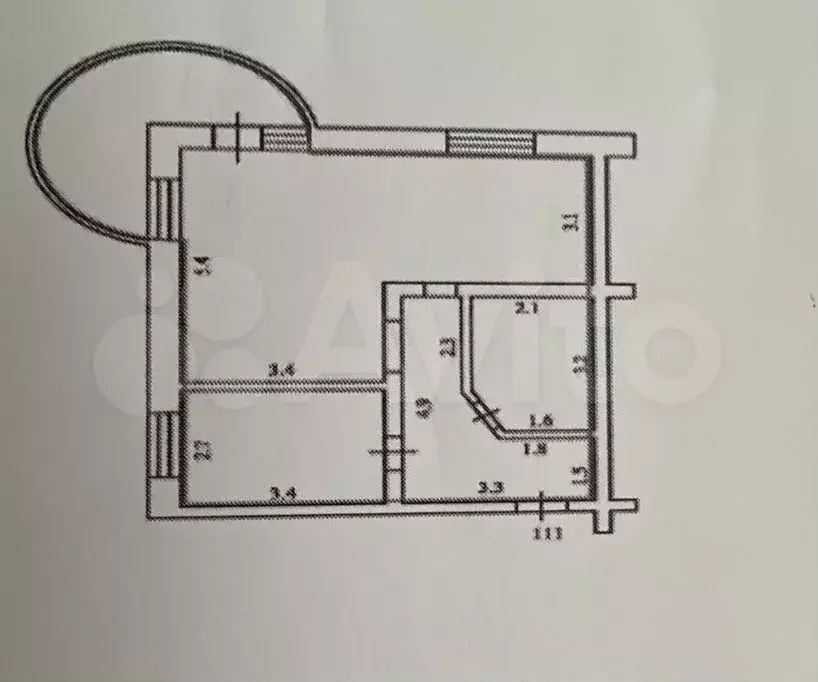 2-к. квартира, 52,9 м, 8/17 эт. - Фото 0