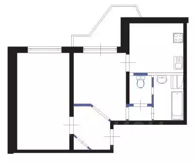 1-к кв. Москва ул. Марьинский Парк, 21К2 (37.0 м) - Фото 2