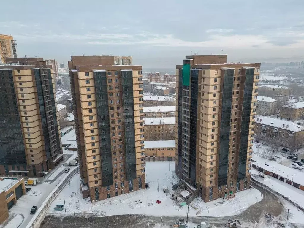 2-к кв. Красноярский край, Красноярск Аэровокзальная ул., 19Е (54.55 ... - Фото 1