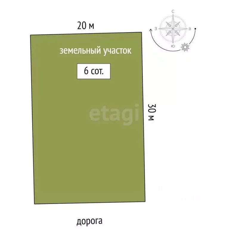 Участок в Ростовская область, Аксайский район, Мишкинское с/пос, Киров ... - Фото 2