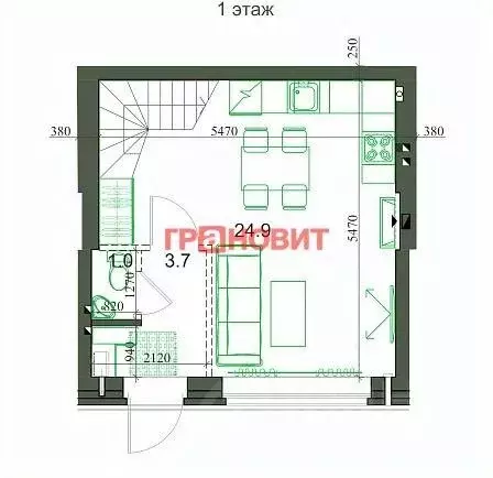 Таунхаус в Новосибирская область, Новосибирский район, Мичуринский ... - Фото 1