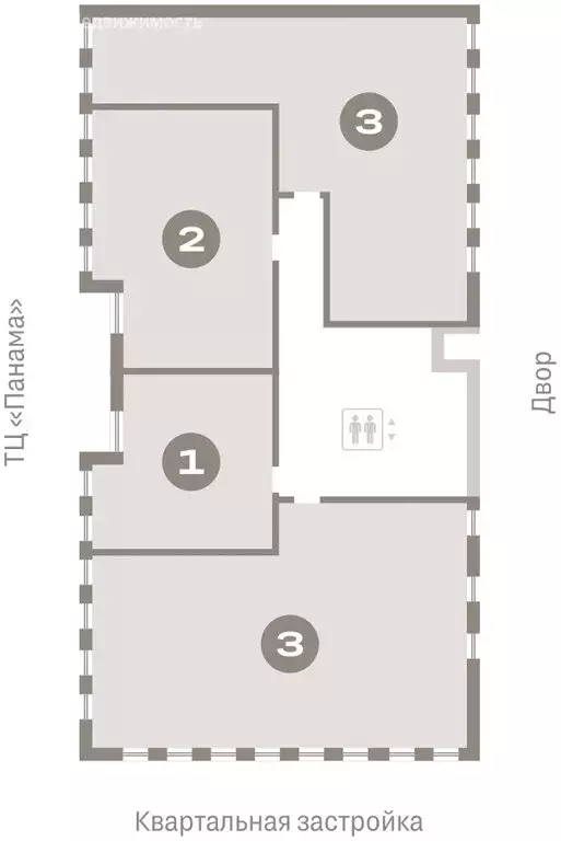 3-комнатная квартира: Тюмень, Мысовская улица, 26к1 (110.82 м) - Фото 1