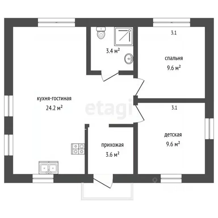 Участок в Крым, Бахчисарай ул. Вишневая (6.0 сот.) - Фото 2