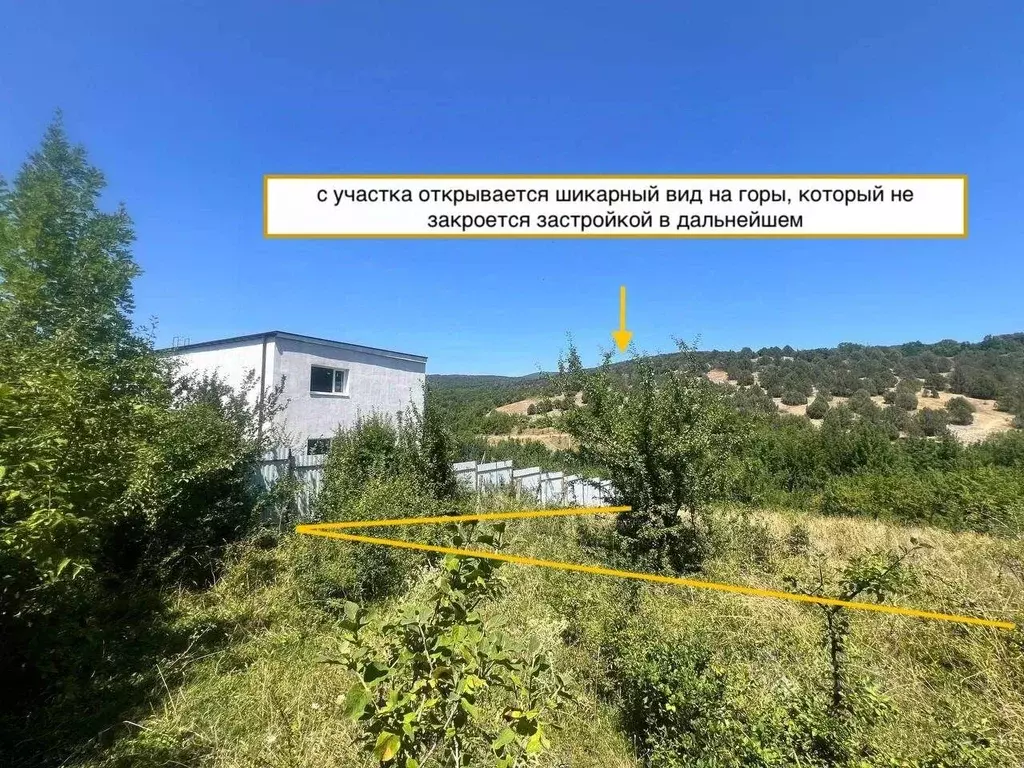 Участок в Севастополь с. Новобобровка, ул. Баденкиной (10.0 сот.) - Фото 1