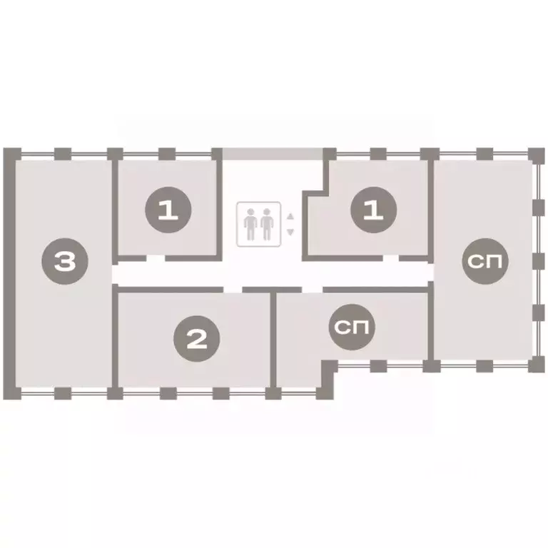 2-к кв. Тюменская область, Тюмень Речной Порт жилой комплекс (141.62 ... - Фото 1