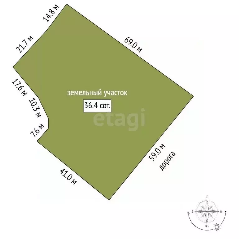 Участок в Московская область, Серпухов Пролетарская ул. (36.4 сот.) - Фото 2