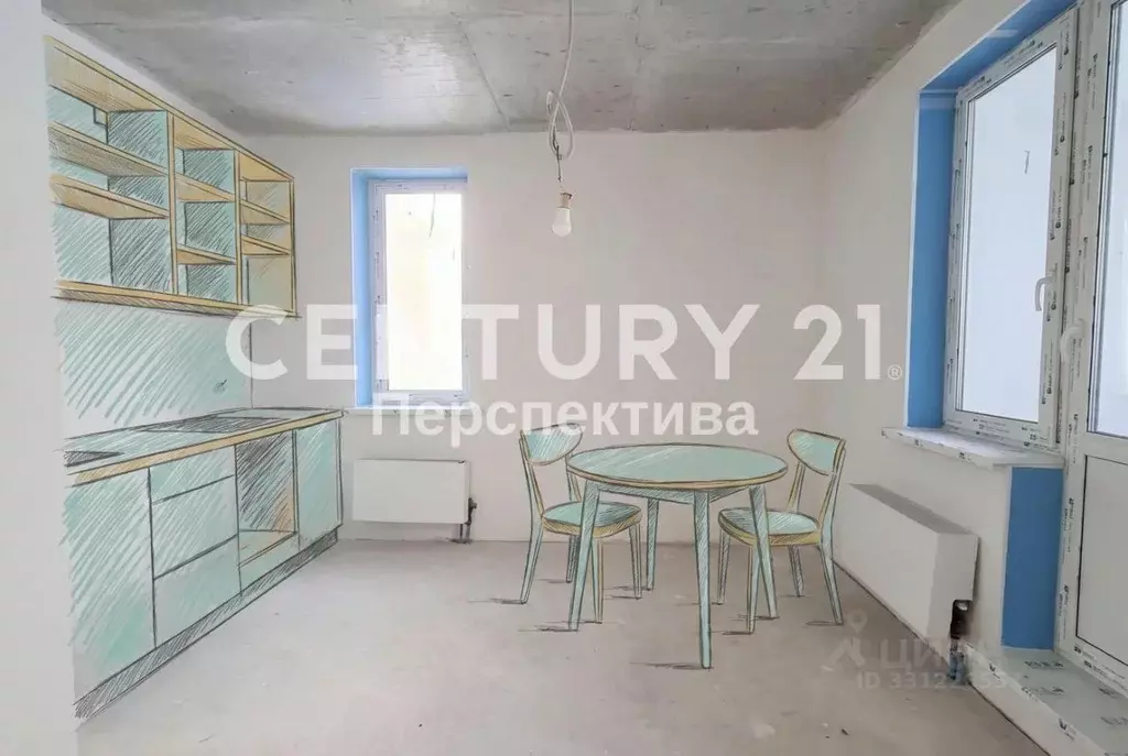 1-к кв. Московская область, Котельники Новые Котельники мкр, 17 (35.0 ... - Фото 2