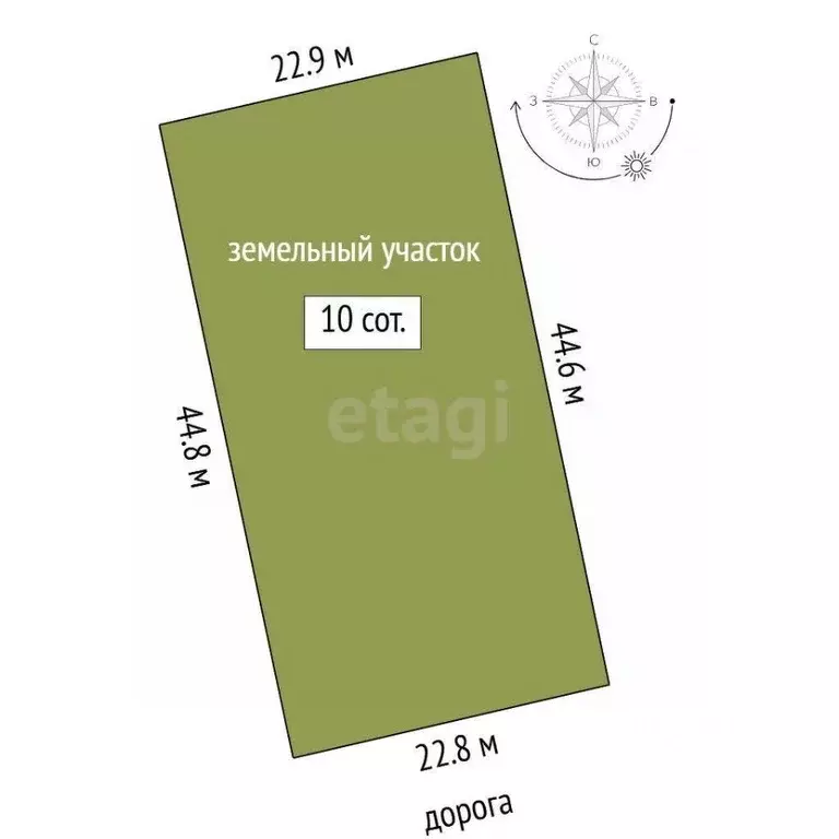 Участок в Свердловская область, Талица  (10.0 сот.) - Фото 2