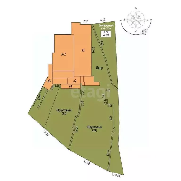 Дом в Крым, Ялта ул. Репина, 52А (236 м) - Фото 2