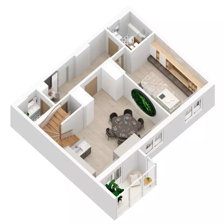 2-комнатная квартира: Самара, улица Дыбенко, 5 (144.91 м) - Фото 2