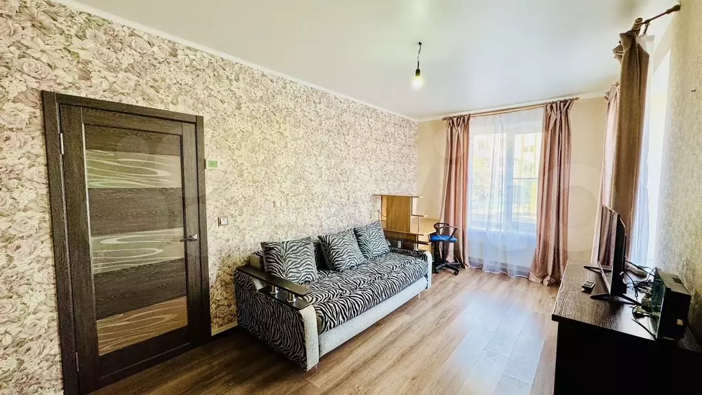 1-к. квартира, 34 м, 1/5 эт. - Фото 1