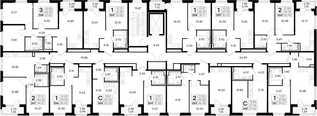 2-комнатная квартира: Нижний Новгород, Новинский сельсовет (46.98 м) - Фото 1