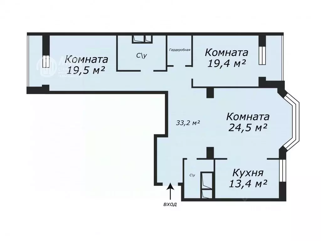 3-к кв. Москва Никулинская ул., 5к2 (120.0 м) - Фото 2