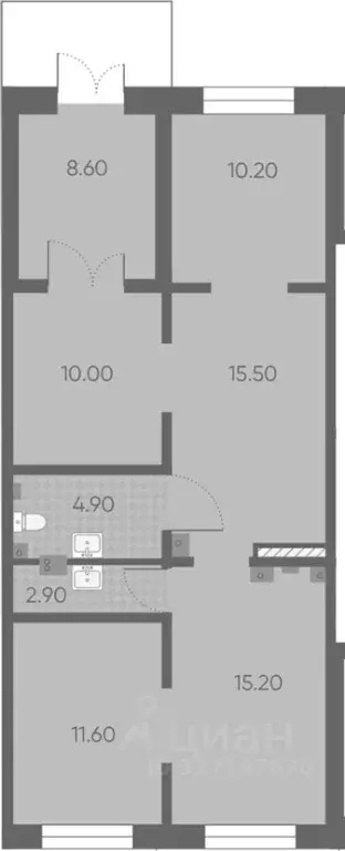 Помещение свободного назначения в Санкт-Петербург просп. Васнецовский, ... - Фото 2