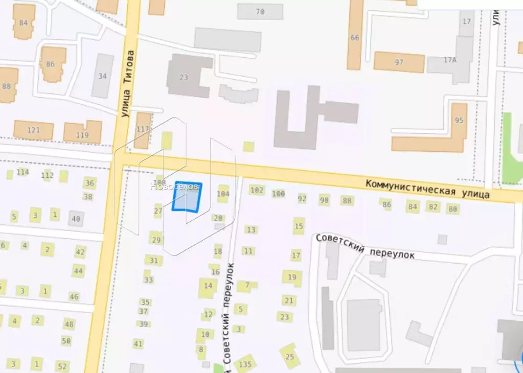 Участок в Мордовия, Саранск Коммунистическая ул., 106 (6.5 сот.) - Фото 2