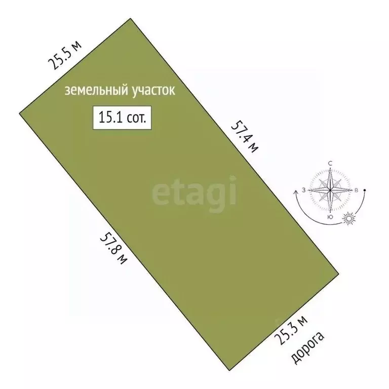 Участок в Мордовия, пос. Ромоданово ул. Лесная, 44 (15.1 сот.) - Фото 1