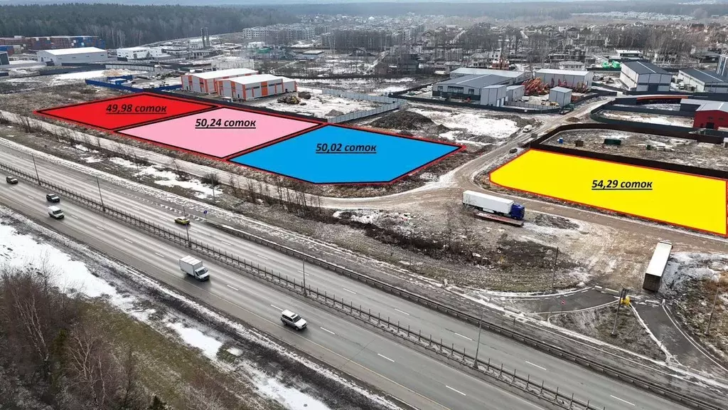 Участок в Московская область, Видное Каширское шоссе, 27-й км (50.0 ... - Фото 1