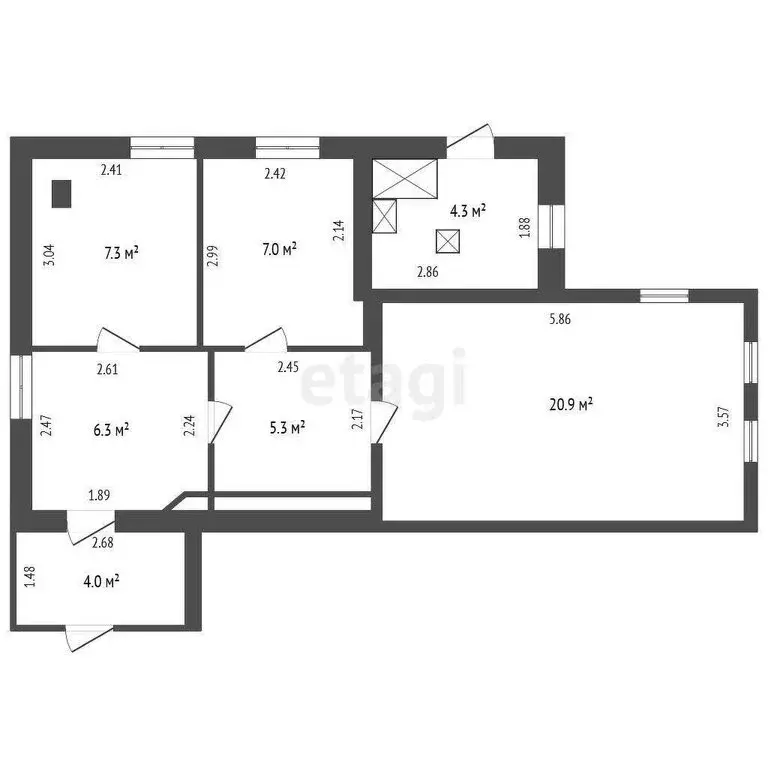 Дом в Тюмень, Пышминская улица (91.1 м) - Фото 0