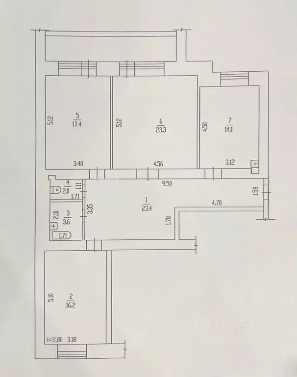 3-к кв. Алтайский край, Барнаул Лазурная ул., 11 (100.0 м) - Фото 2