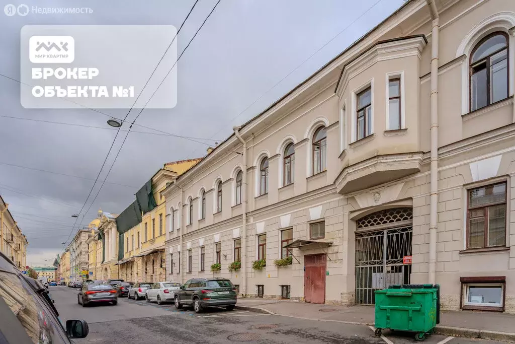 3-комнатная квартира: Санкт-Петербург, улица Якубовича, 14 (109.4 м) - Фото 1