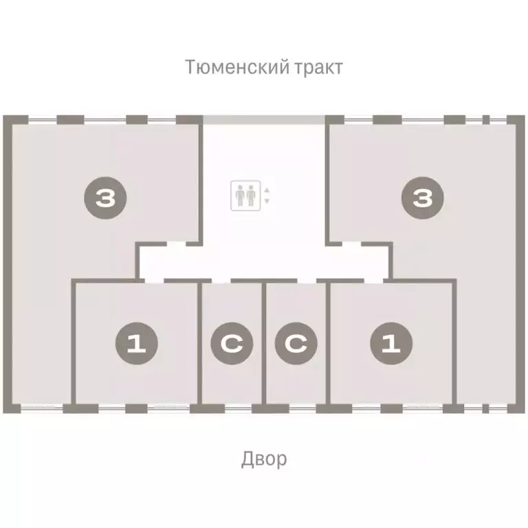 Студия Ханты-Мансийский АО, Сургут 35-й мкр, Квартал Новин жилой ... - Фото 1