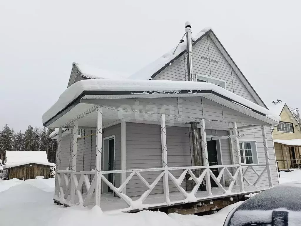 Дом в Коми, Сыктывкар городской округ, Краснозатонский пгт 3-я линия, ... - Фото 2