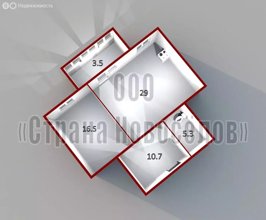 2-комнатная квартира: Саранск, улица Лескова, 29 (64.5 м) - Фото 1