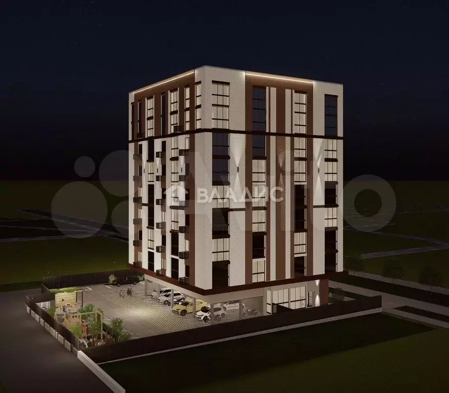 1-к. квартира, 39,4 м, 3/7 эт. - Фото 1