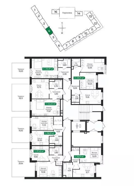 1-к кв. Ленинградская область, Сертолово Всеволожский район, Сертолово ... - Фото 2