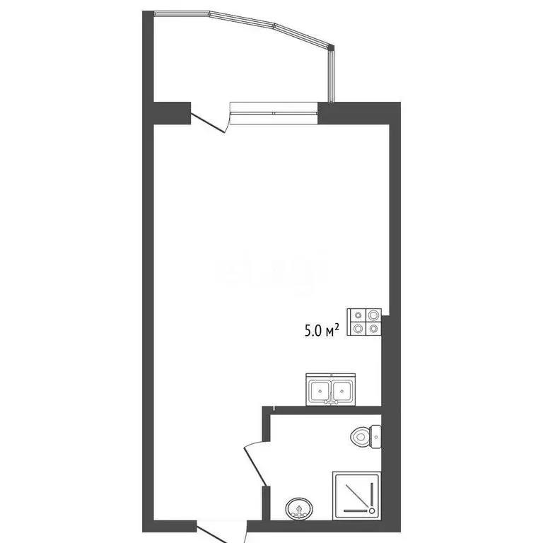 Квартира-студия: Анапа, Пионерский проспект, 274Б (30.8 м) - Фото 1