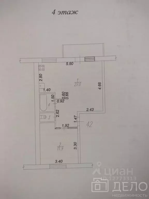 2-к кв. Рязанская область, Новомичуринск Пронский район, ул. Волкова, ... - Фото 1