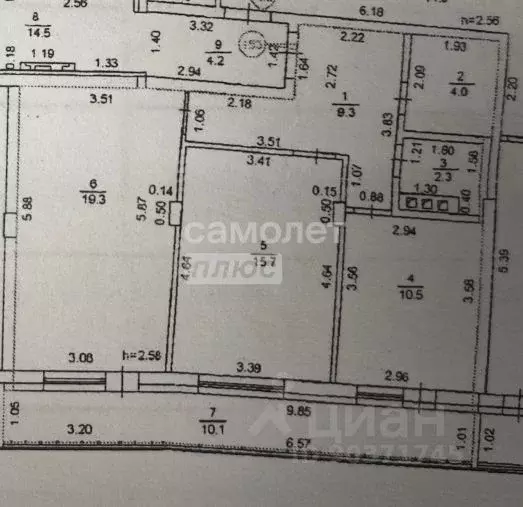2-к кв. Чувашия, Новочебоксарск ул. Воинов-интернационалистов, 10 ... - Фото 2