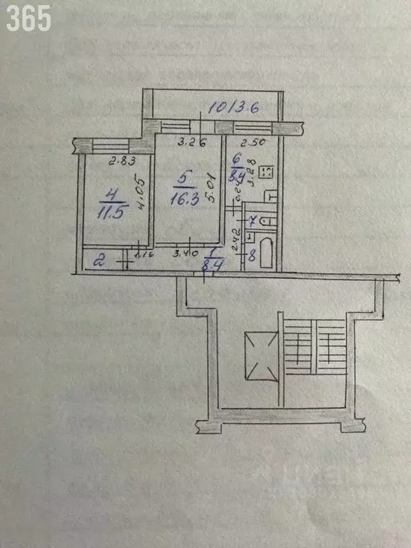 2-к кв. Калужская область, Обнинск Белкинская ул., 27 (54.2 м) - Фото 0