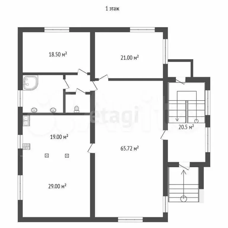 Дом 590 м на участке 8,9 сот. - Фото 1