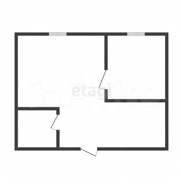 1-к. квартира, 25,5 м, 1/3 эт. - Фото 0