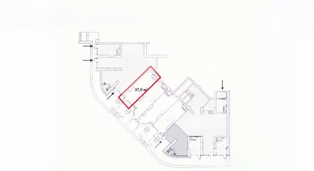 Помещение свободного назначения в Москва Ярцевская ул., 27к1 (37 м) - Фото 2
