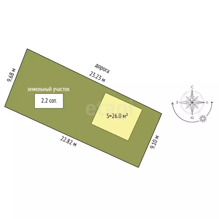 Участок в Тобольск, улица Ершова (2.2 м) - Фото 0
