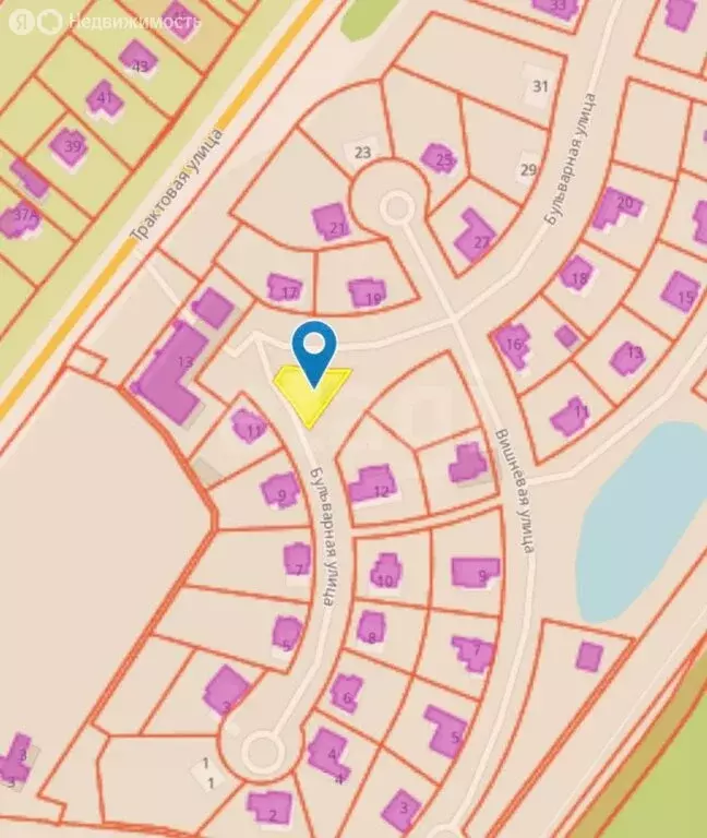 Участок в посёлок городского типа Краснозатонский, Трактовая улица (4 ... - Фото 2