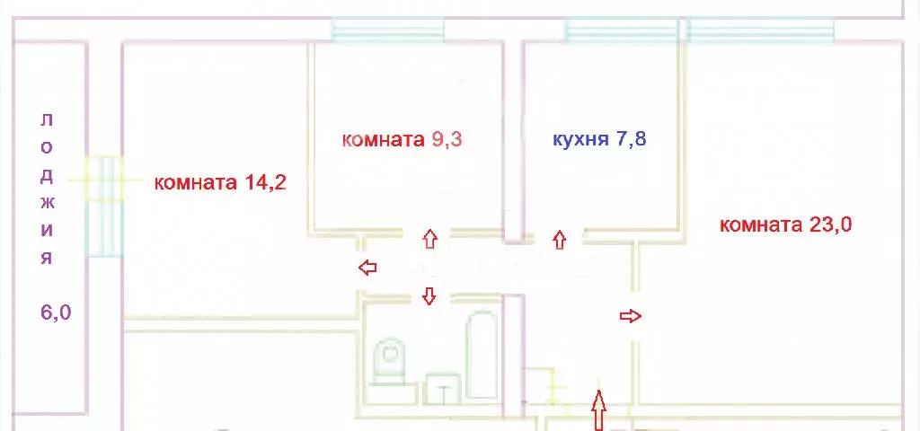 Продается 3-комнатная квартира - Фото 1