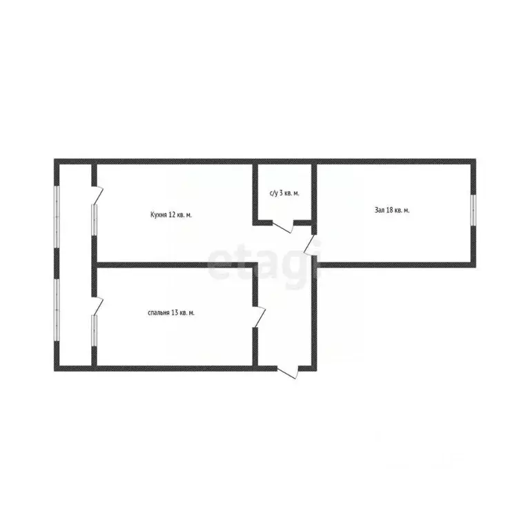 2-к кв. Дагестан, Махачкала ул. Коркмасова, 20 (62.0 м) - Фото 1