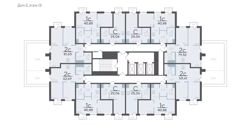 1-комнатная квартира: Тюмень, улица Геннадия Райкова, 19 (40.88 м) - Фото 2