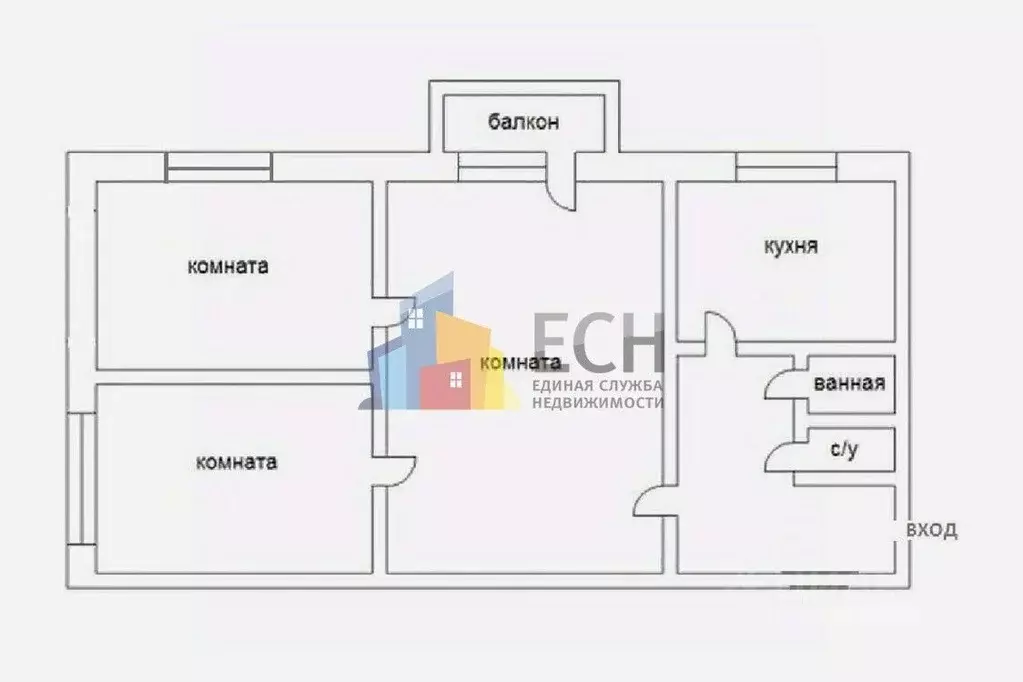 3-к кв. Тульская область, Тула ул. Щегловская засека, 11 (47.6 м) - Фото 2