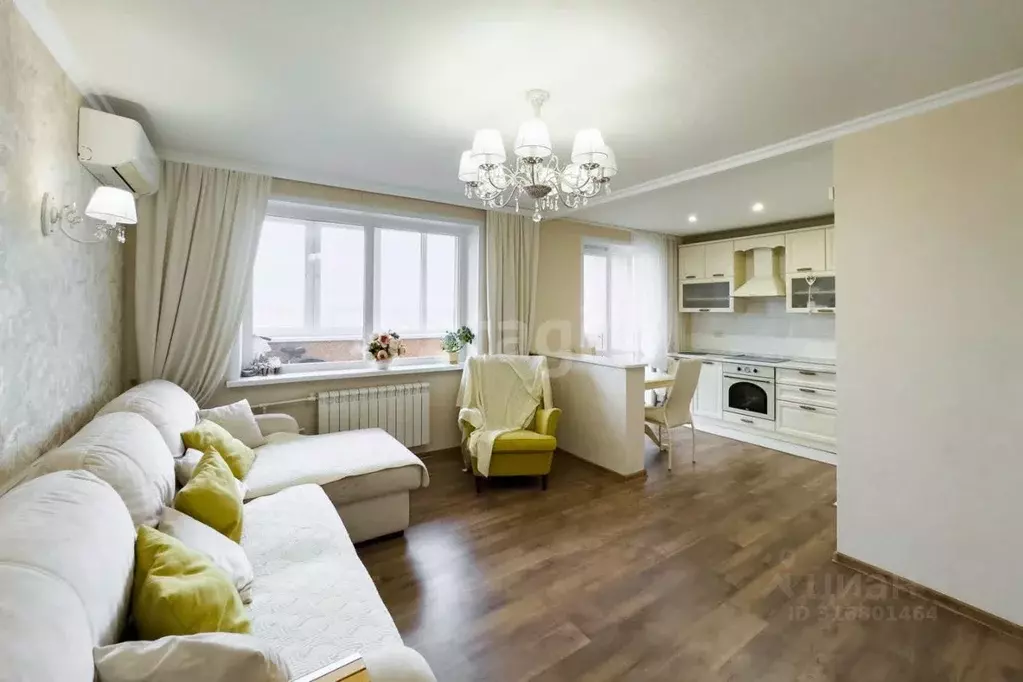 4-к кв. Ульяновская область, Ульяновск ул. Рябикова, 85 (84.4 м) - Фото 0